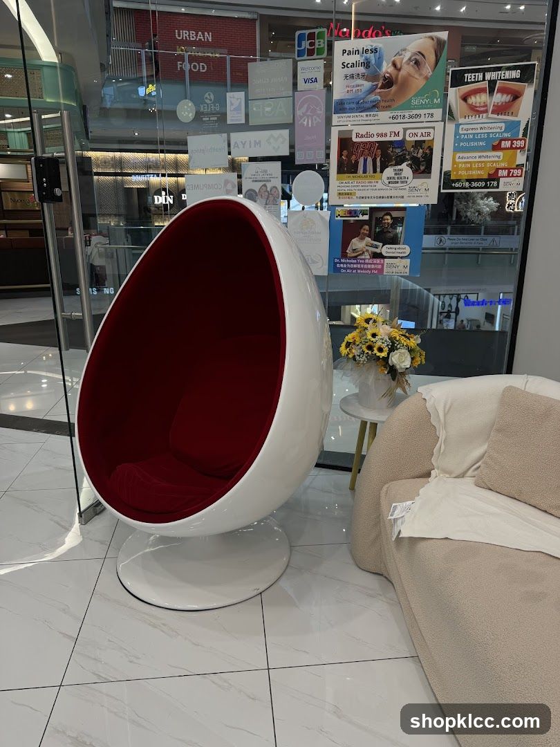 Waiting Area with Dental Advertisements