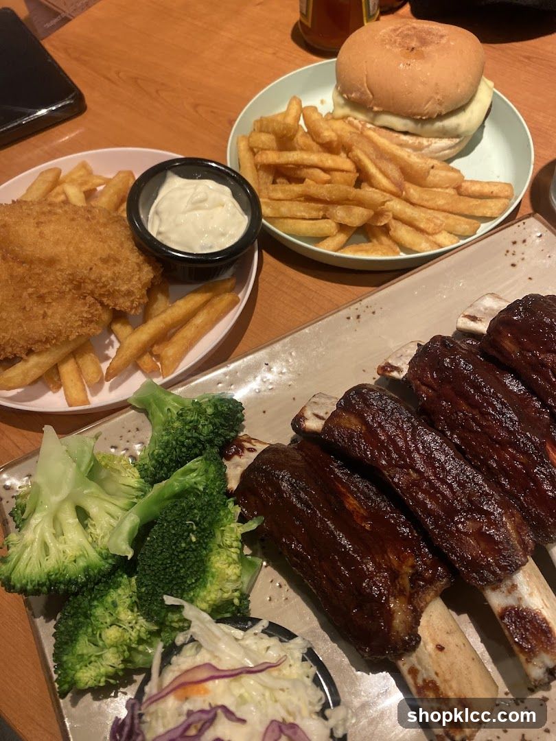 Barbecue Ribs and Sides