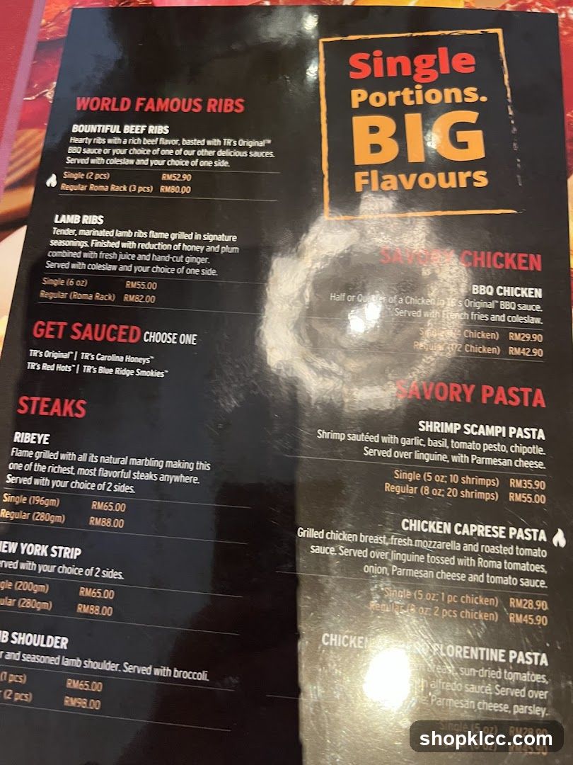 Single Portions. BIG Flavours