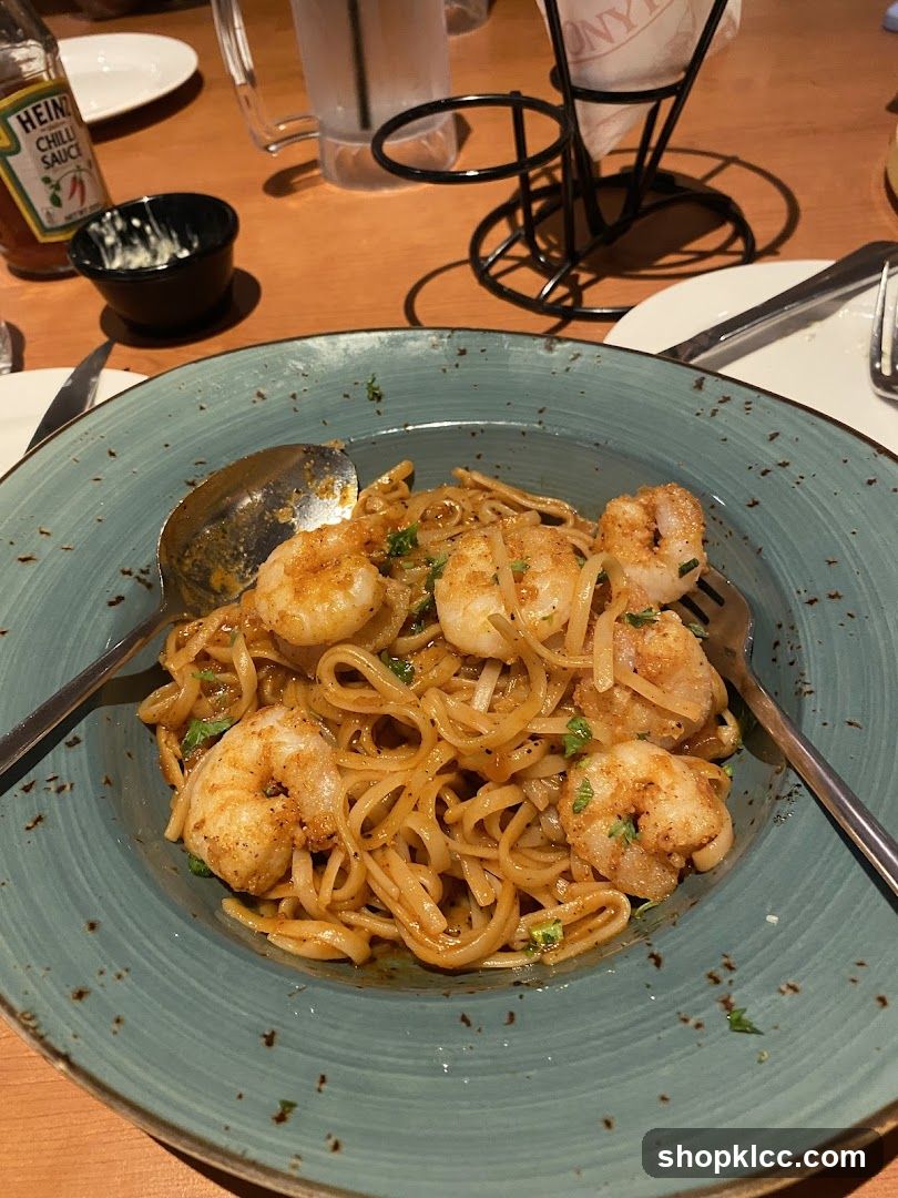 Shrimp Pasta Dish