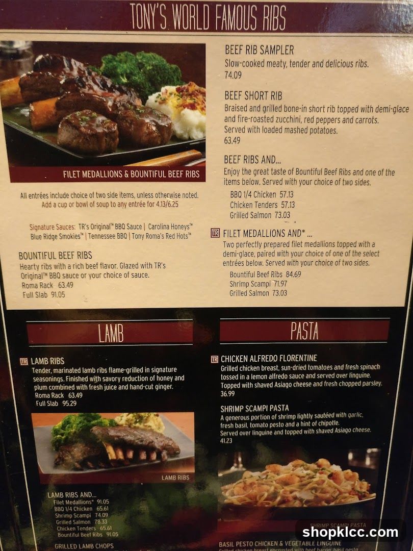 TONY'S WORLD FAMOUS RIBS