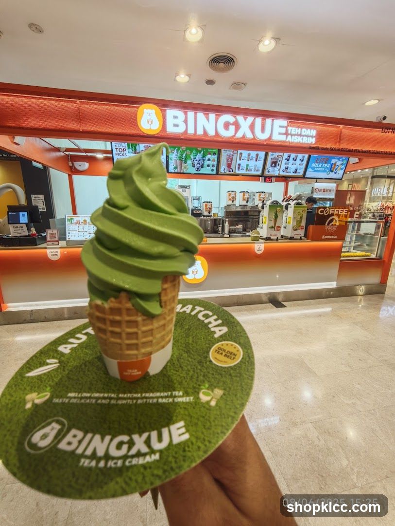 Bingxue Matcha Ice Cream