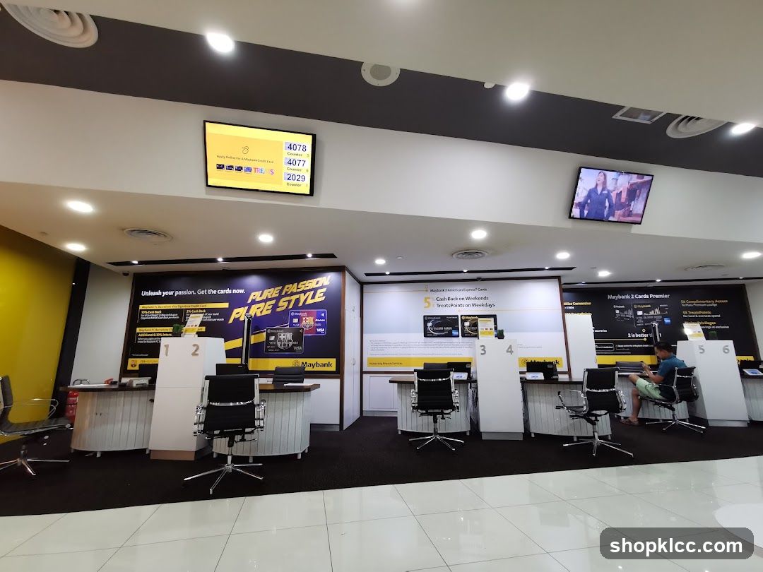 Bank Interior with Queuing Area