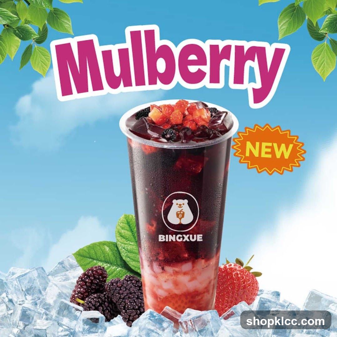 Mulberry Drink Ad