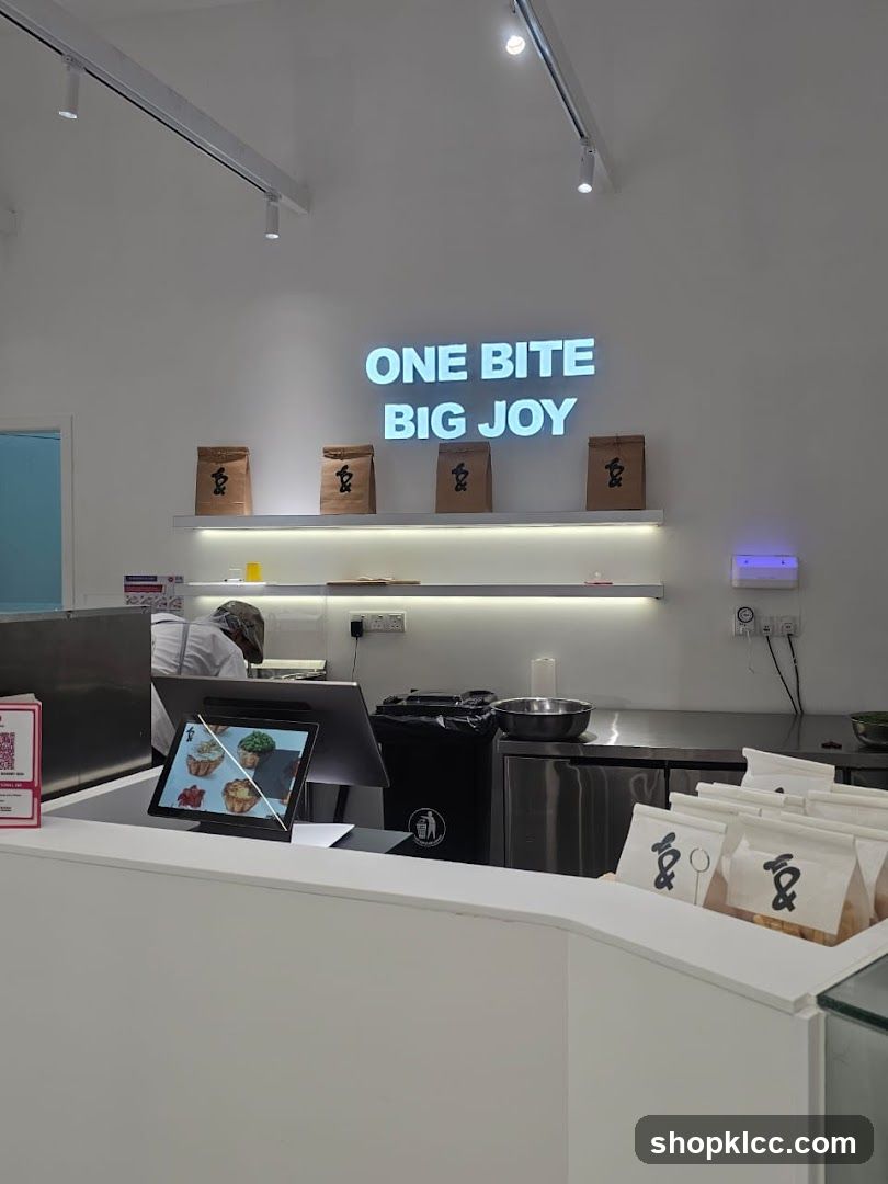 Interior of a food establishment