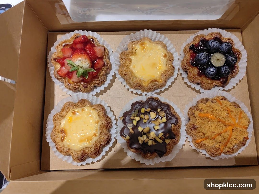 Assorted Pastries in a Box