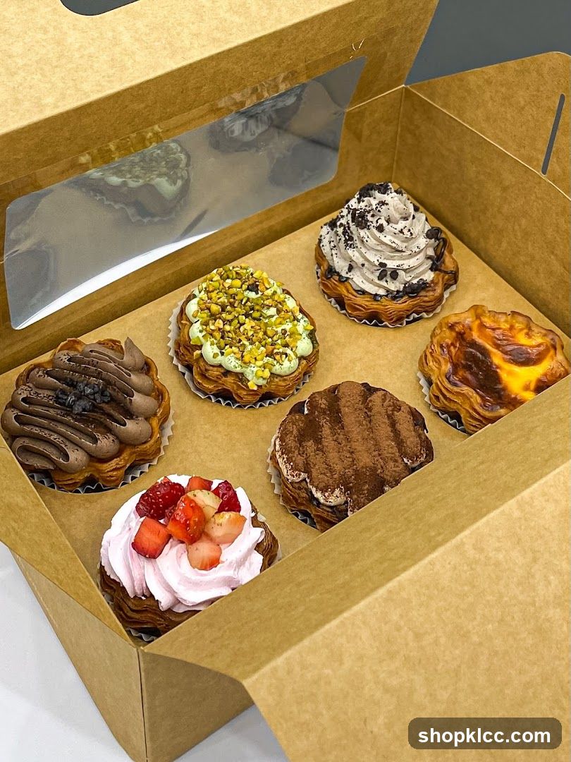 Assortment of Pastries in a Box
