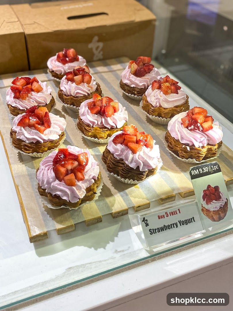 Strawberry Yogurt Pastries