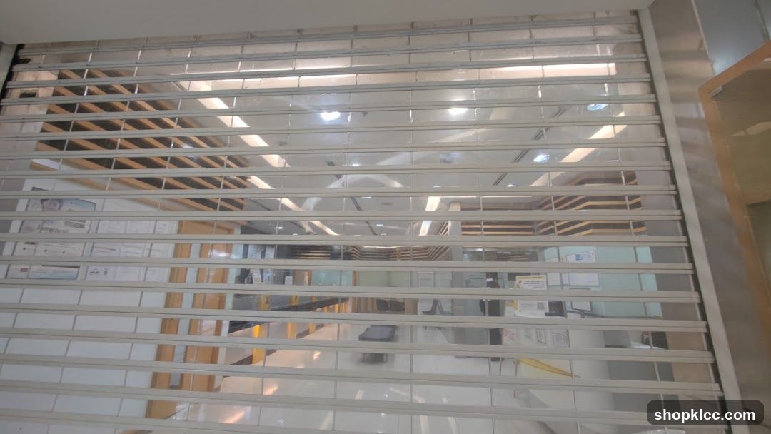 Closed Storefront with Rolling Shutter