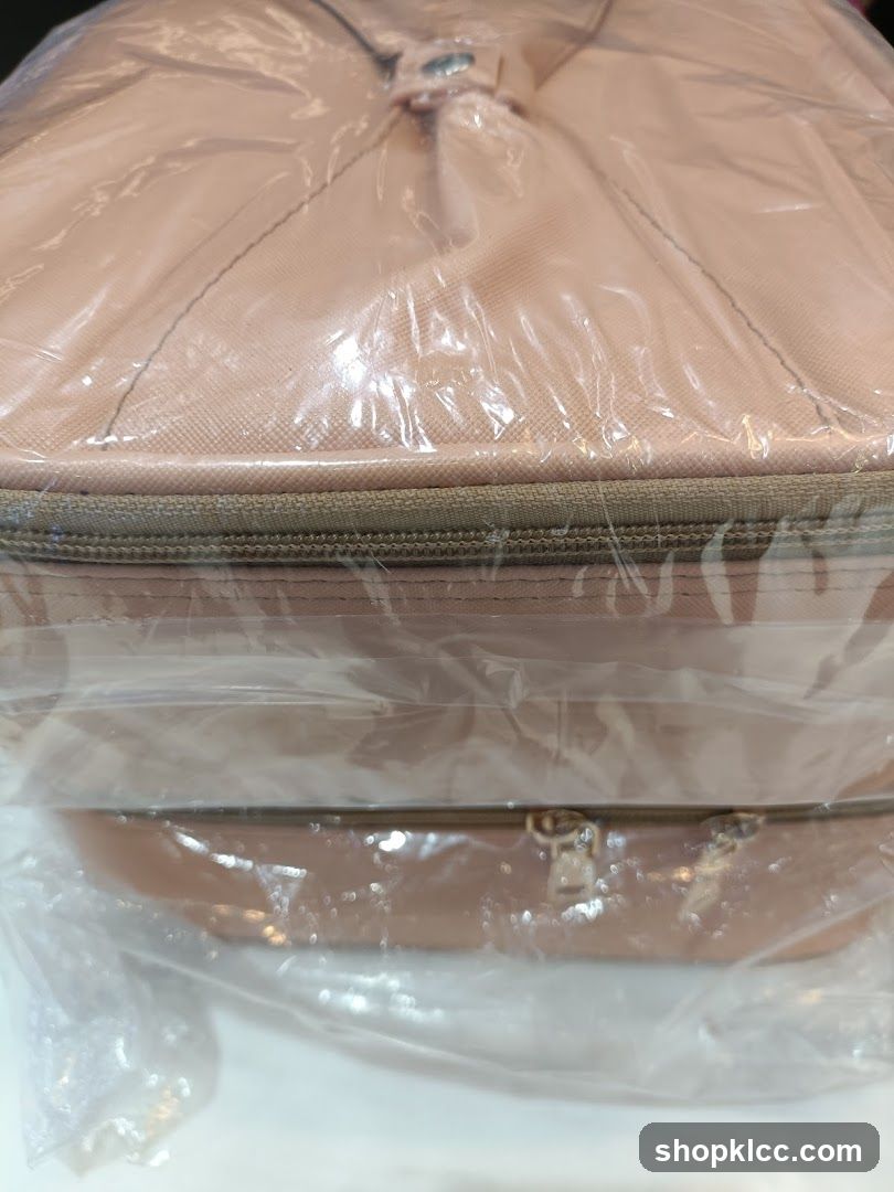 Pink cosmetic bag