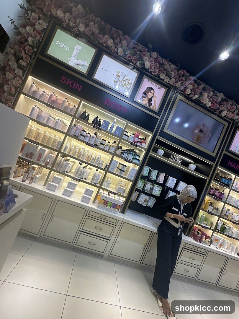 Cosmetics store interior