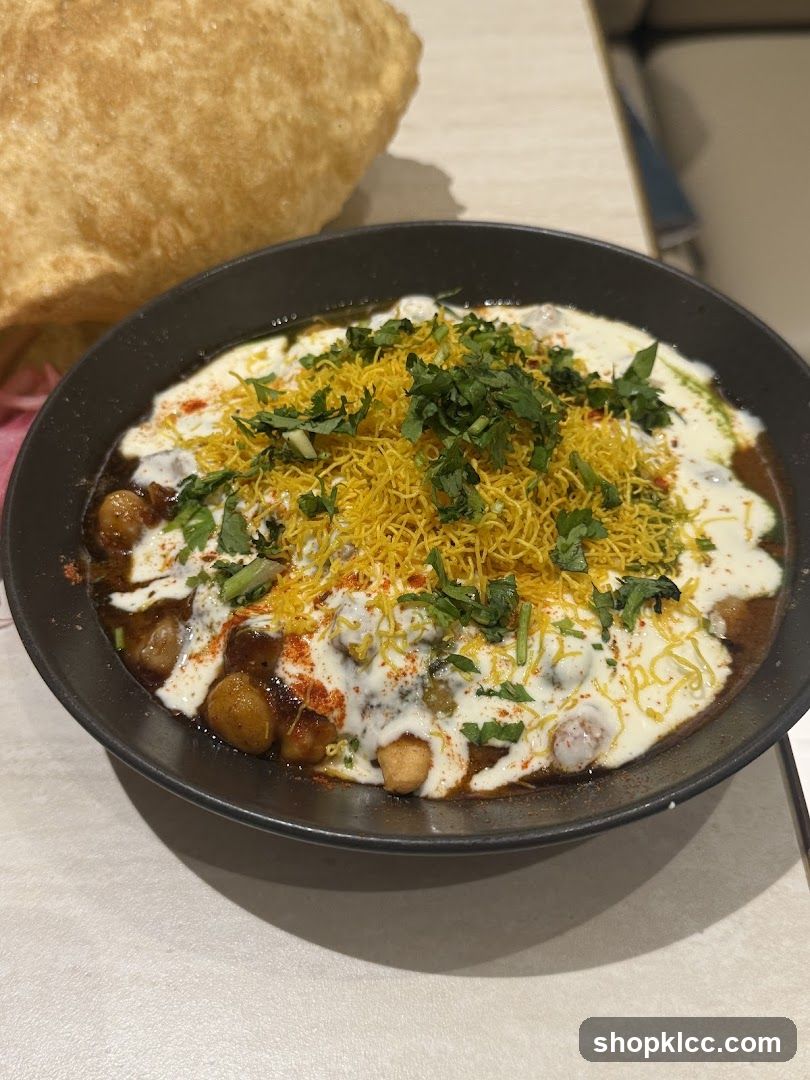 Chaat with Puri