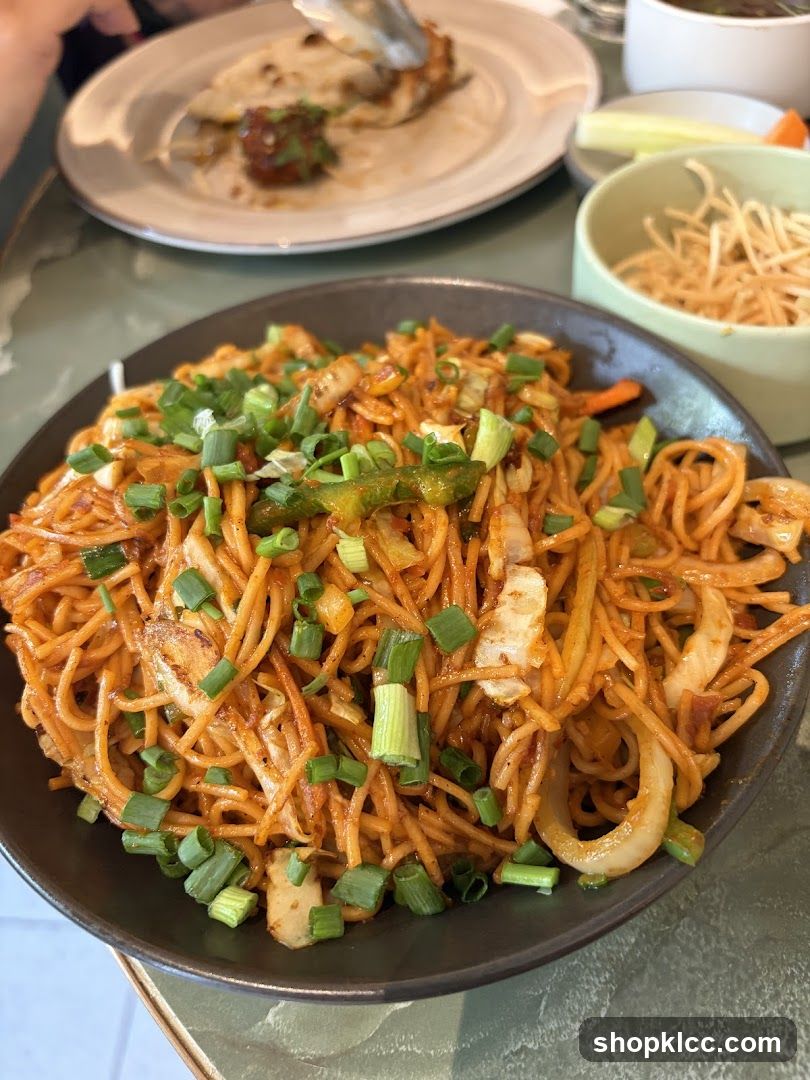 Noodles with Scallions