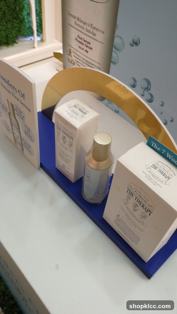 The Therapy Skincare Display