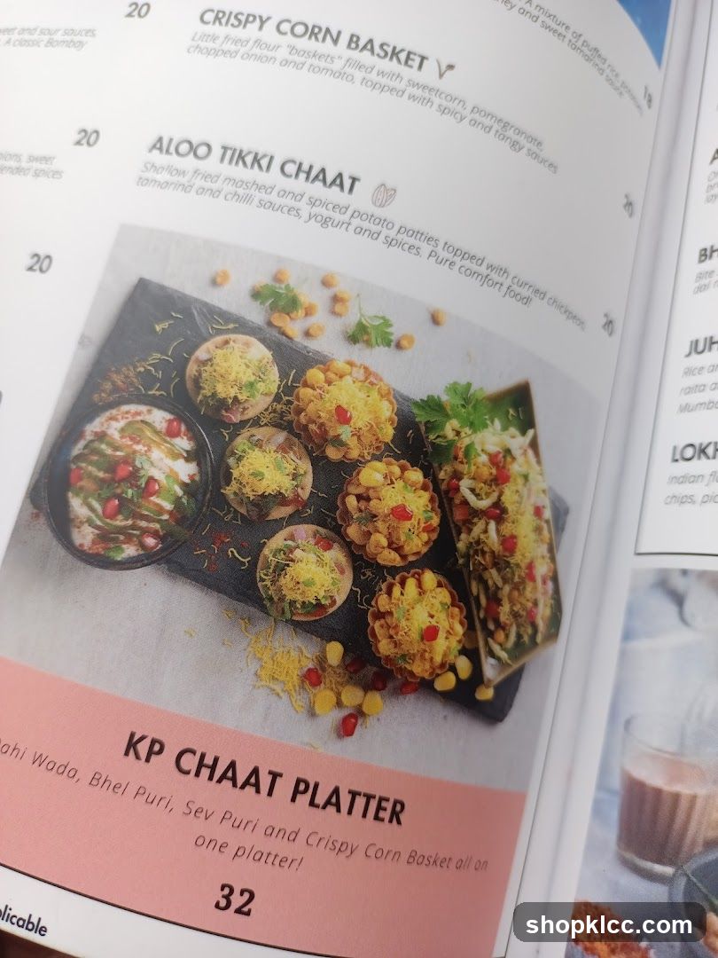 Chaat Menu