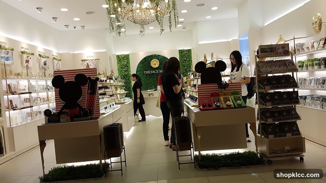 The Face Shop Interior with Mickey Mouse Display