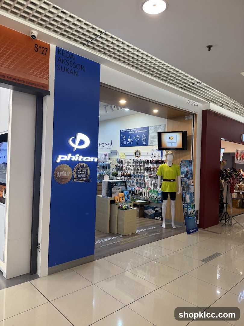 Phiten Store Interior