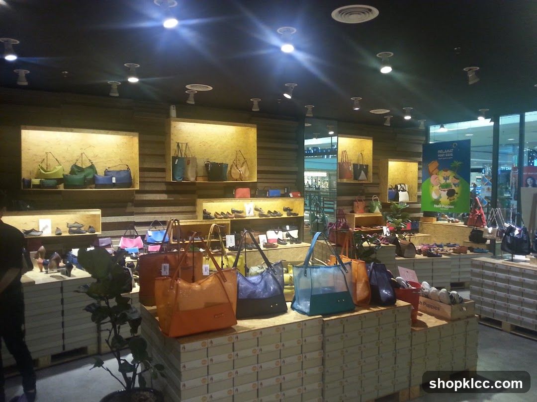 Handbags and Shoes Display