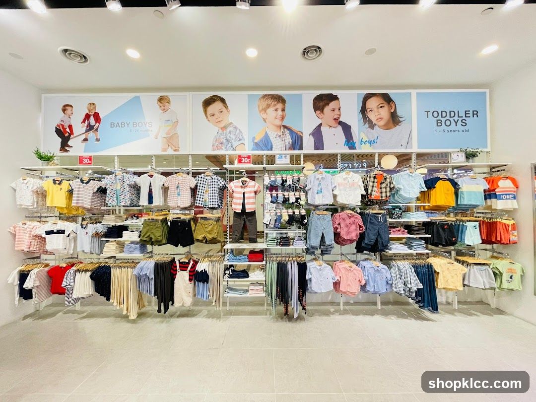 Baby Boys Clothing Store Interior