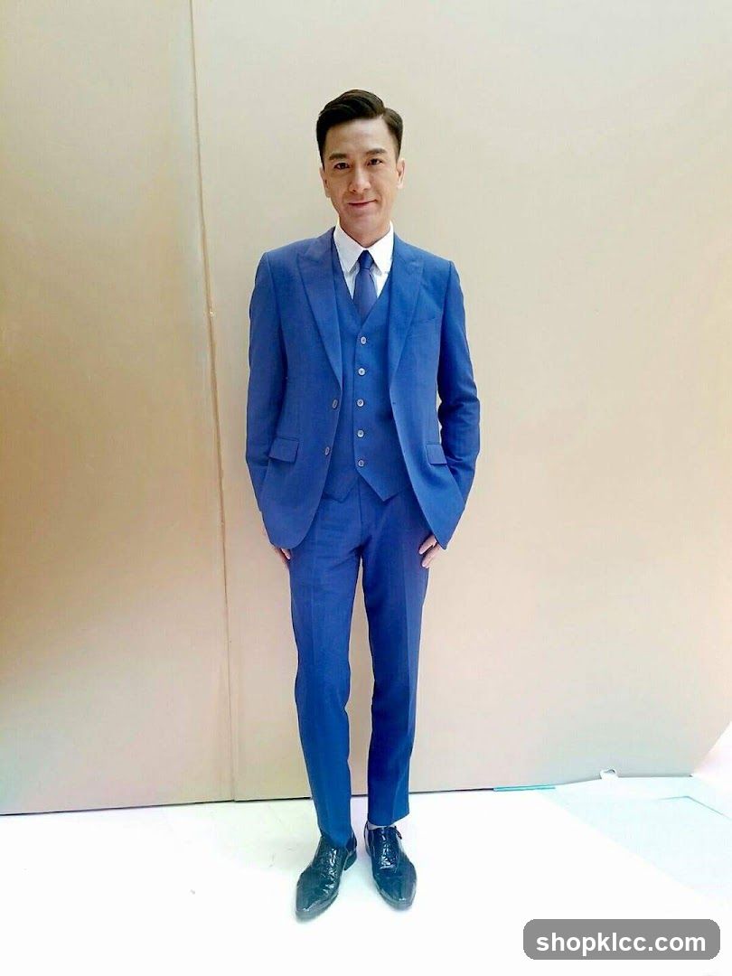 Man in Blue Suit