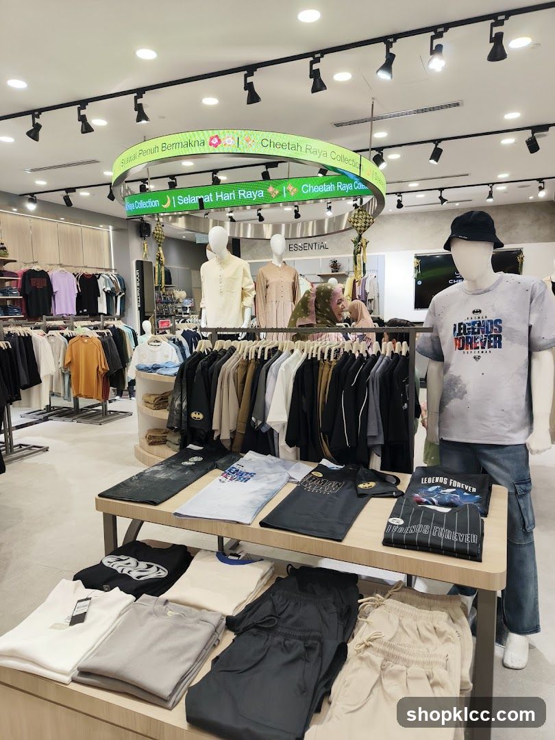 Clothing Store Interior Display