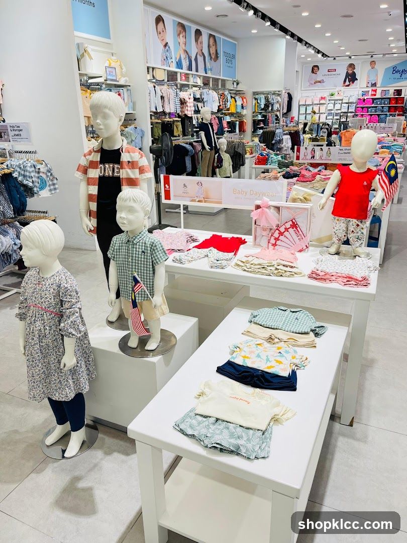 Baby Clothing Store Interior Display