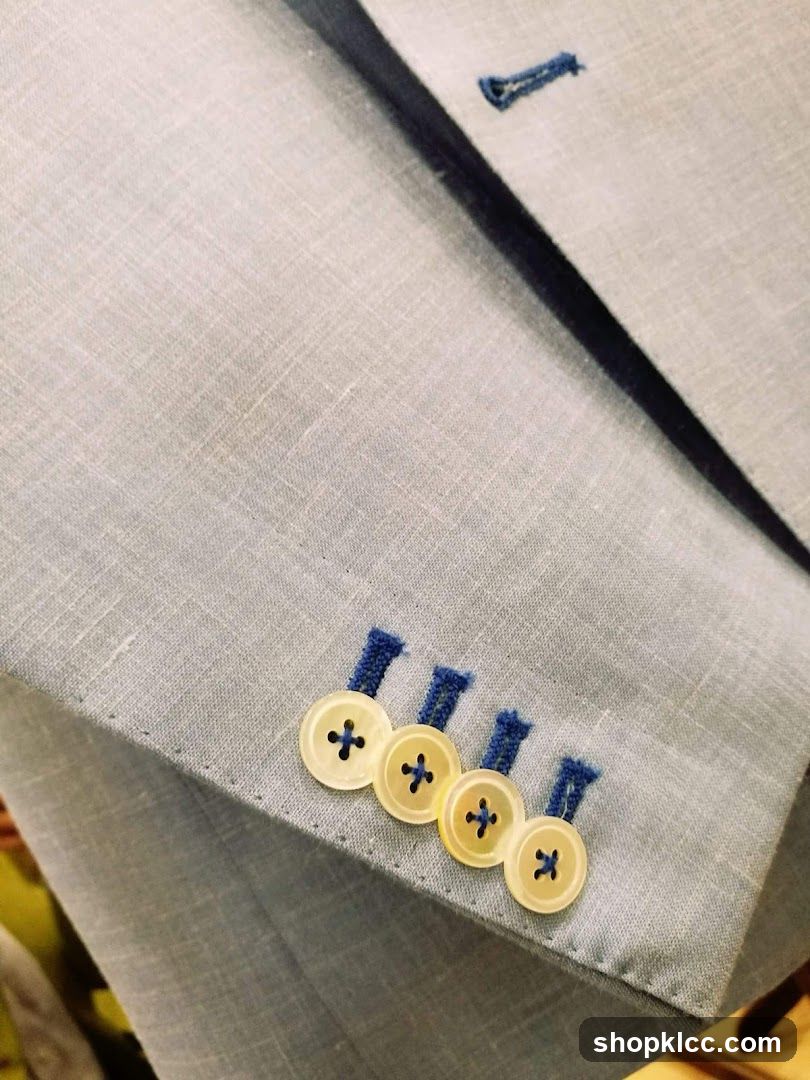 Tailored Suit Detail