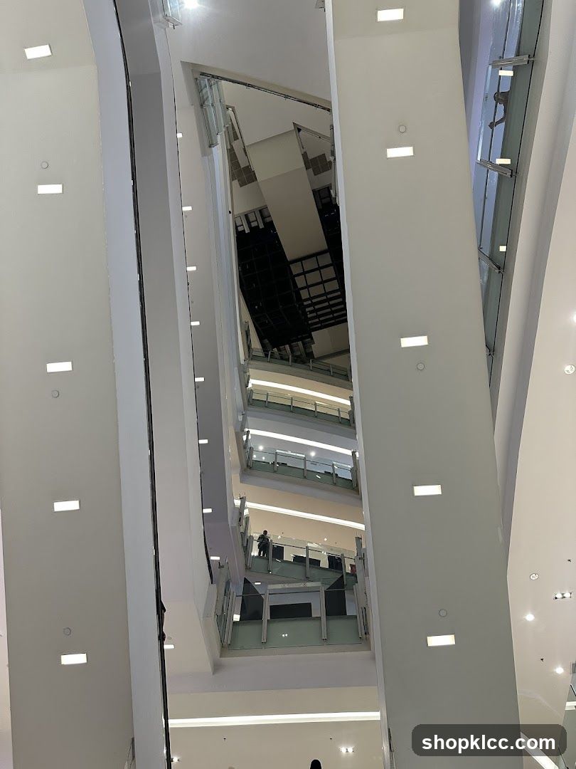 Modern Interior of a Multi-Level Building
