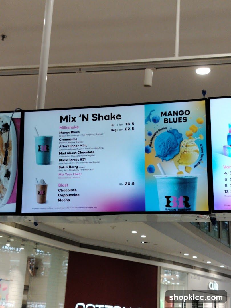 Mix 'N Shake Menu