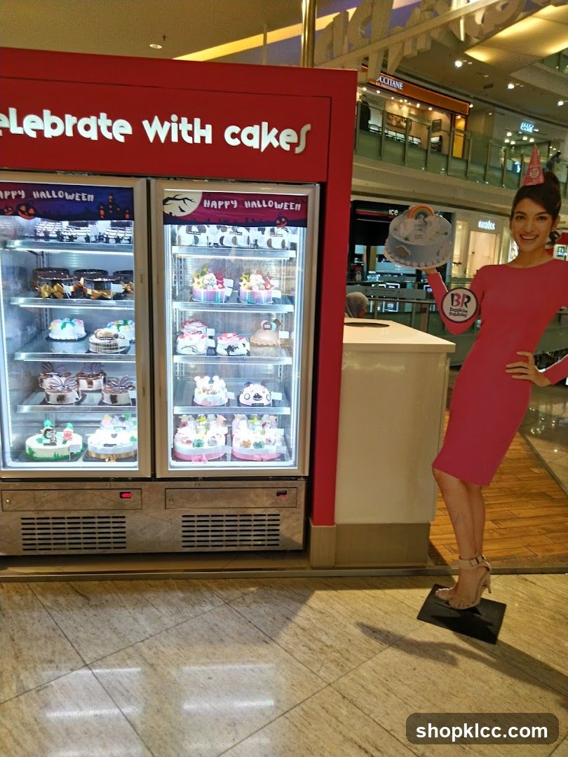 Cake Display and Cardboard Cutout