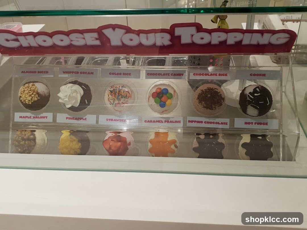 Toppings Display