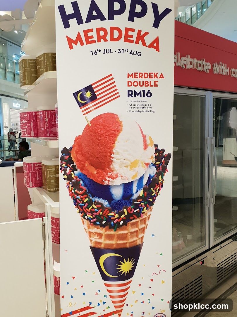 Happy Merdeka Ice Cream Promotion