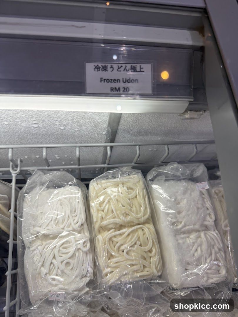Frozen Udon Display