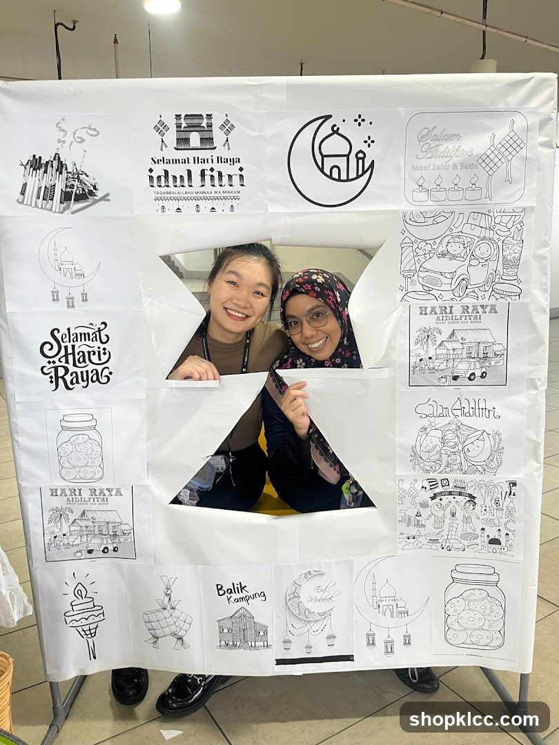 Eid Fitr Celebration Display