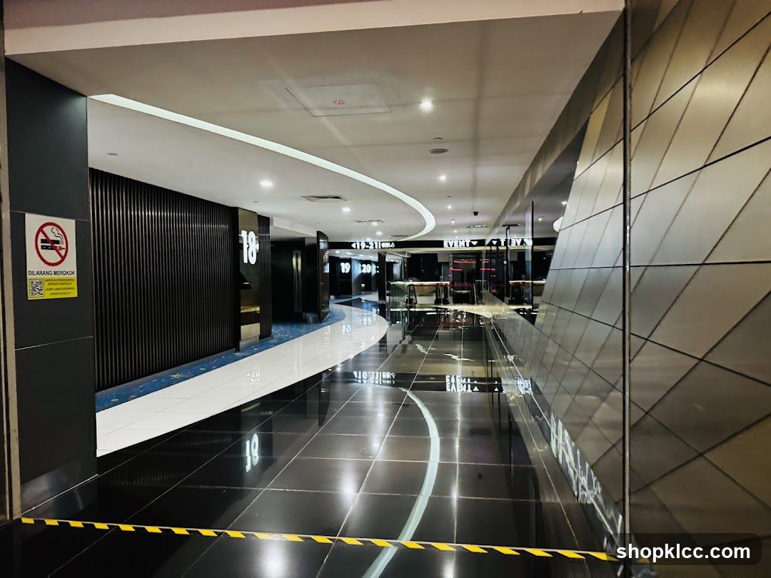 Modern Cinema Hallway