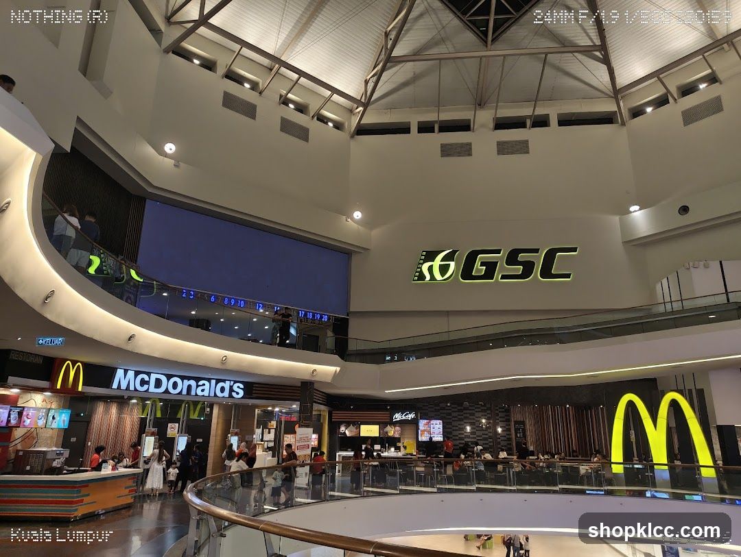 Mall Interior with McDonald's and GSC