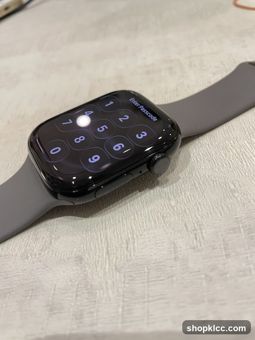 Smartwatch Passcode Screen