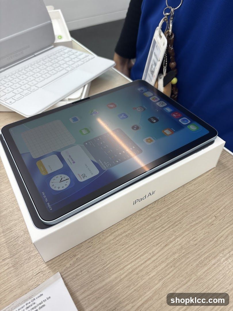 iPad Air on display