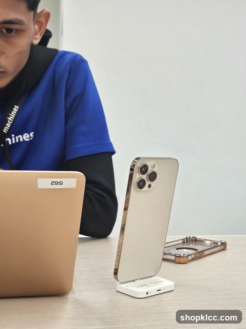 Phone and Laptop Display