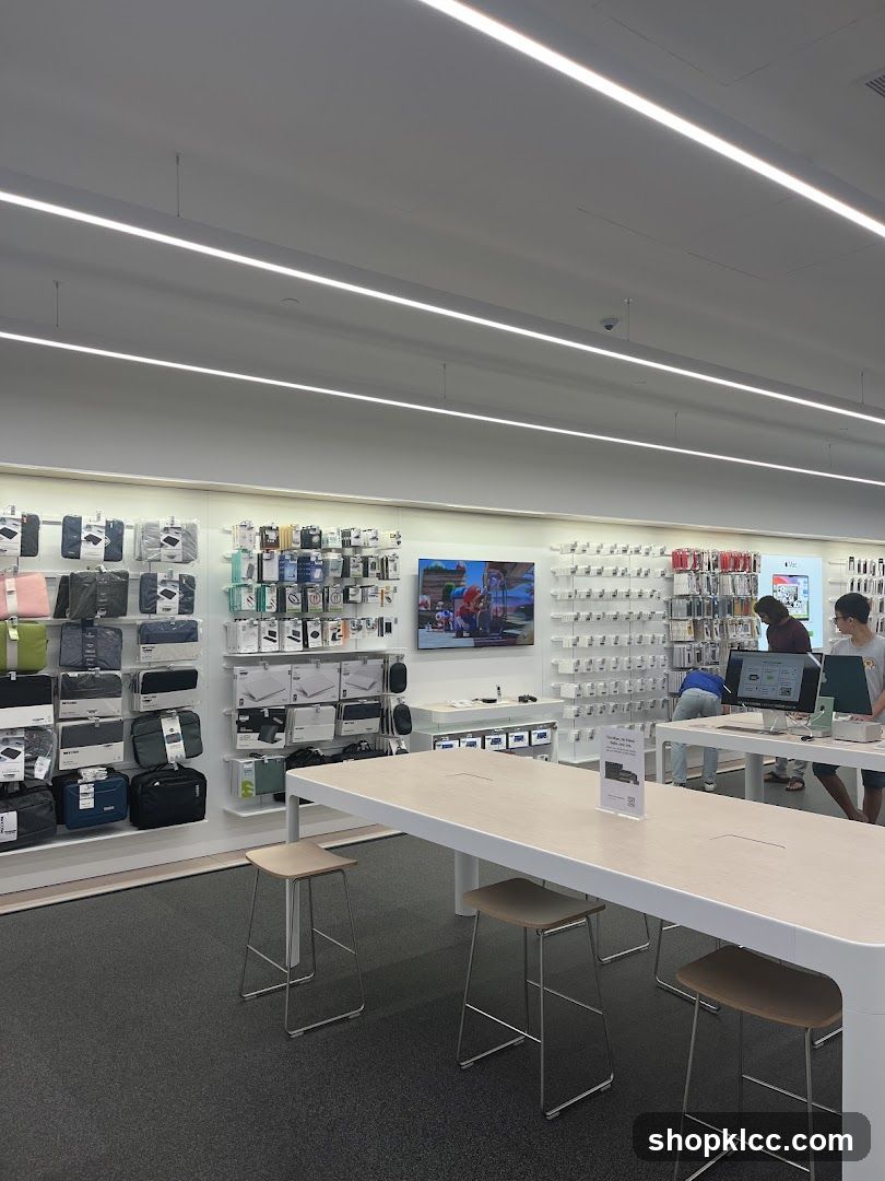 Modern Electronics Store Interior