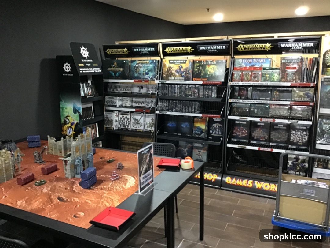 Warhammer Games Store Display