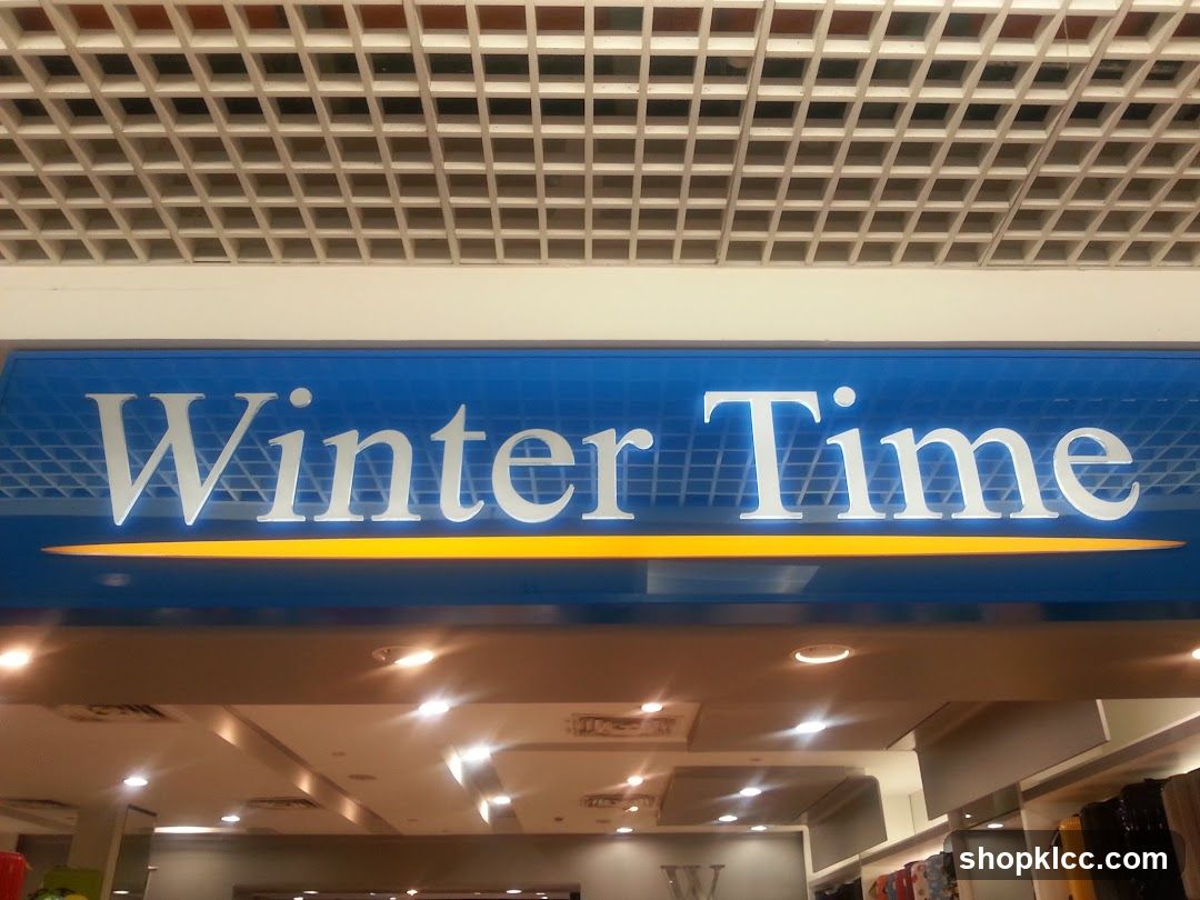 Winter Time Sign