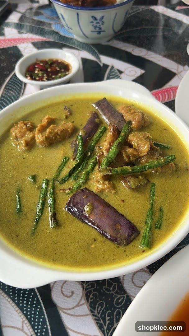 Curry with Eggplant and Green Beans