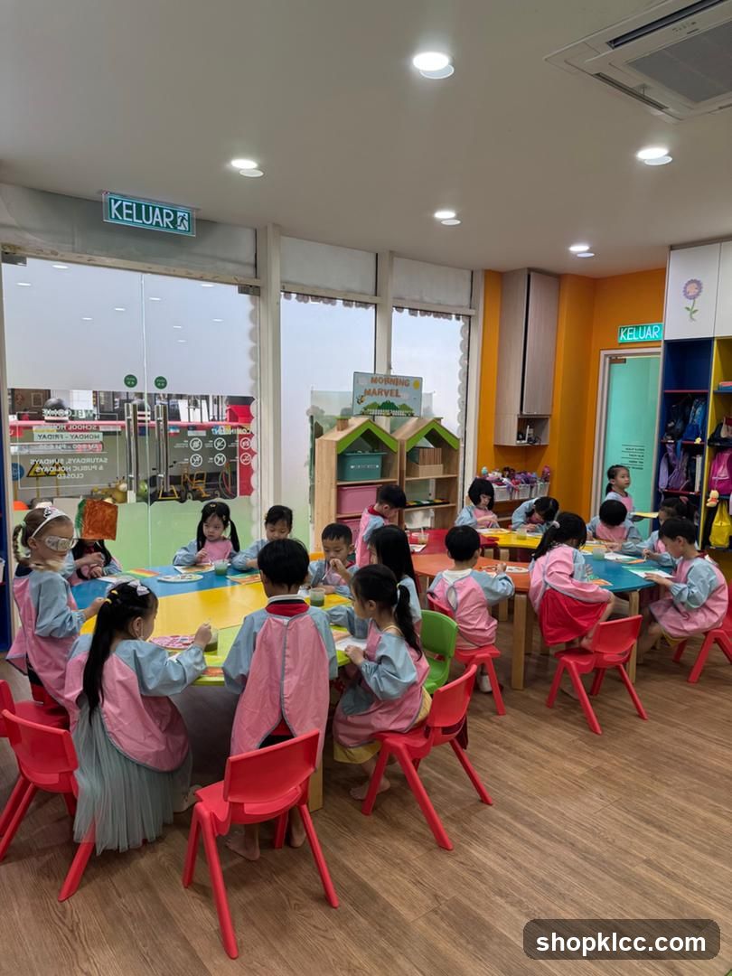 Children Engaged in Activities at a Classroom