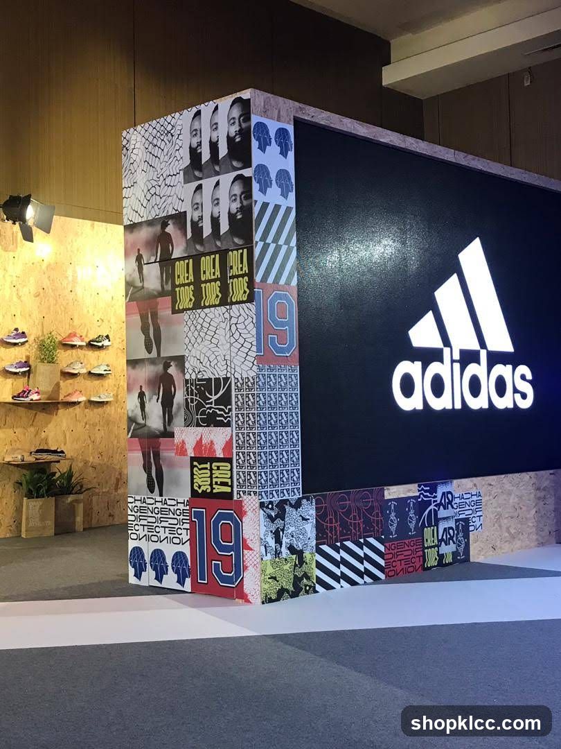 Adidas Display with James Harden Imagery