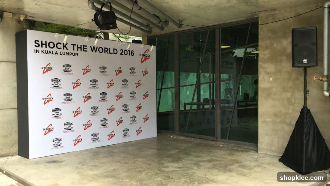 G-Shock Shock The World 2016 Event Backdrop