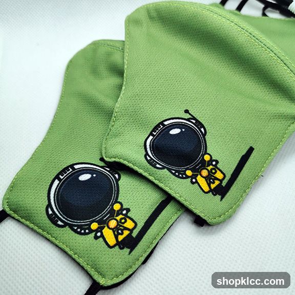 Face Masks with Astronaut Design