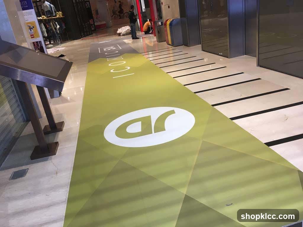 Floor Decal with Logo