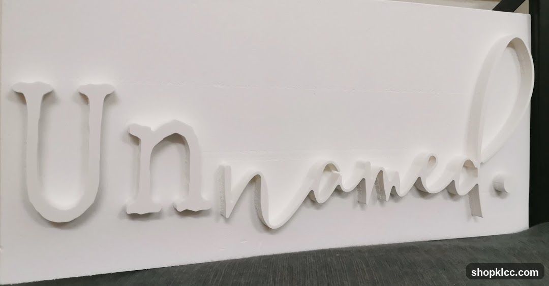 3D Text Sign