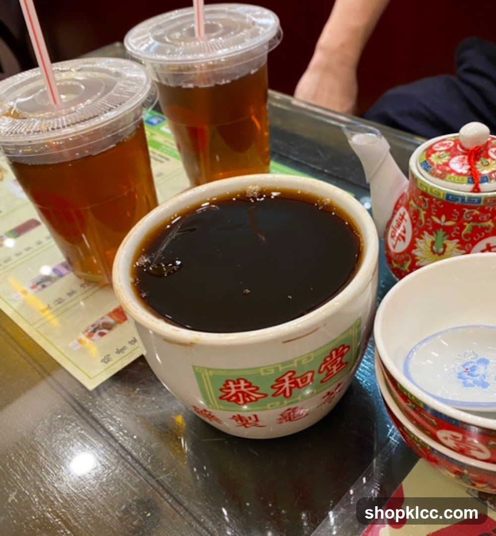 Herbal Drink and Teapot